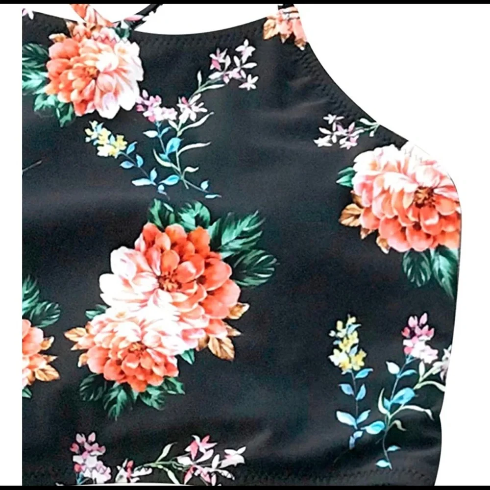 CupShe Floral Bikini swimsuit - Picture 3 of 8